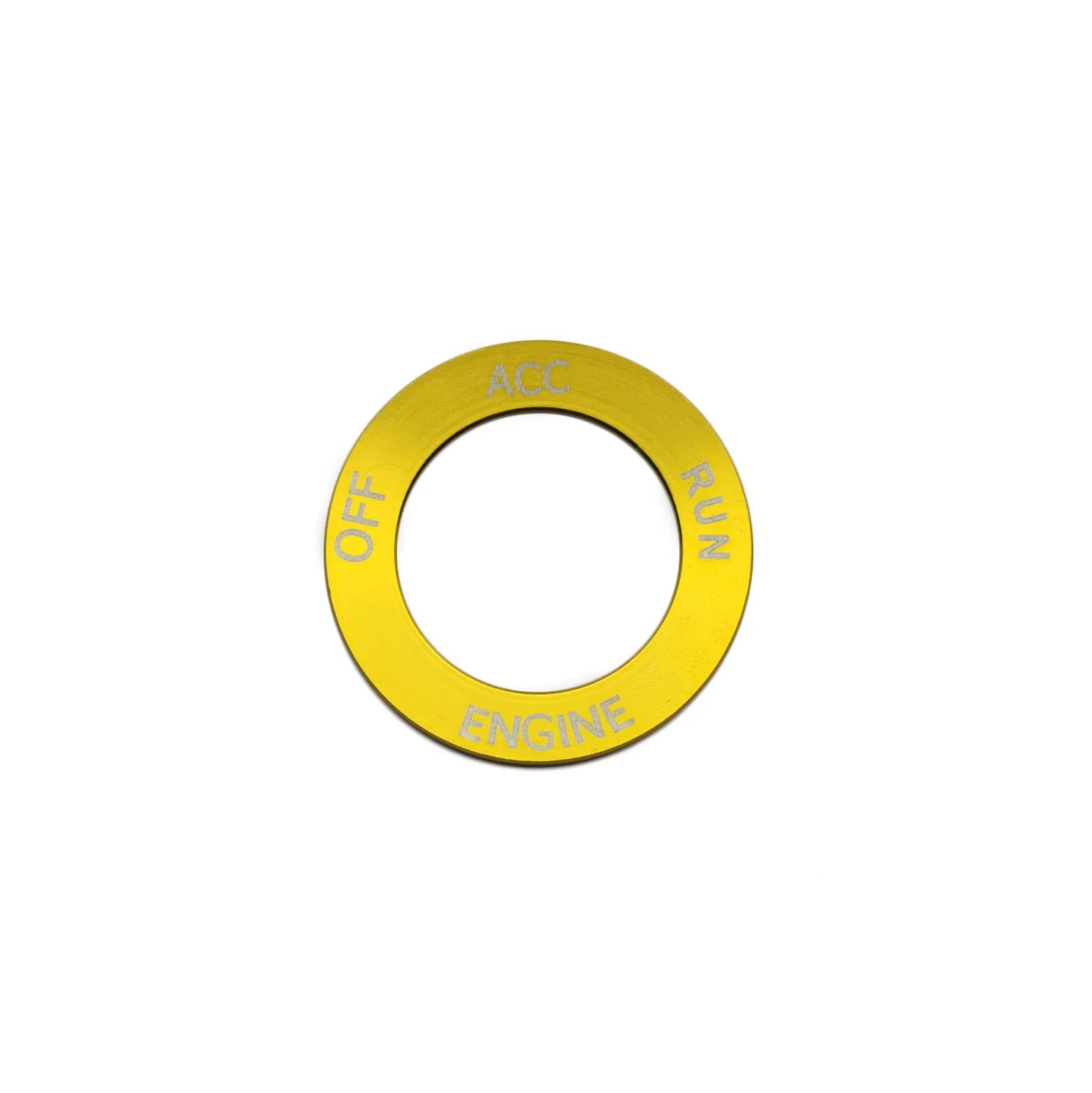 Aluminium alloy decorative ring for Dodge Challenger and Grand Cherokee air conditioning knob in multiple colours