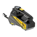 Black portable electric tyre inflator with digital display for vehicle tyre pressure maintenance