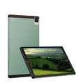 Android 15 tablet with 11.6 inch IPS screen shown in black, blue, green, and orange colour options