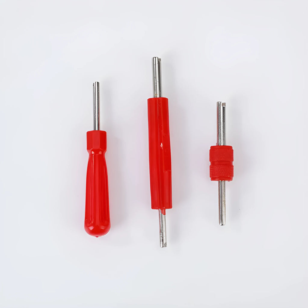 Aluminium alloy single-head valve wrench tool in three colour style options