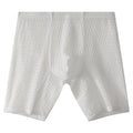Men's transparent lace boxer shorts in lengthened design with shaping function