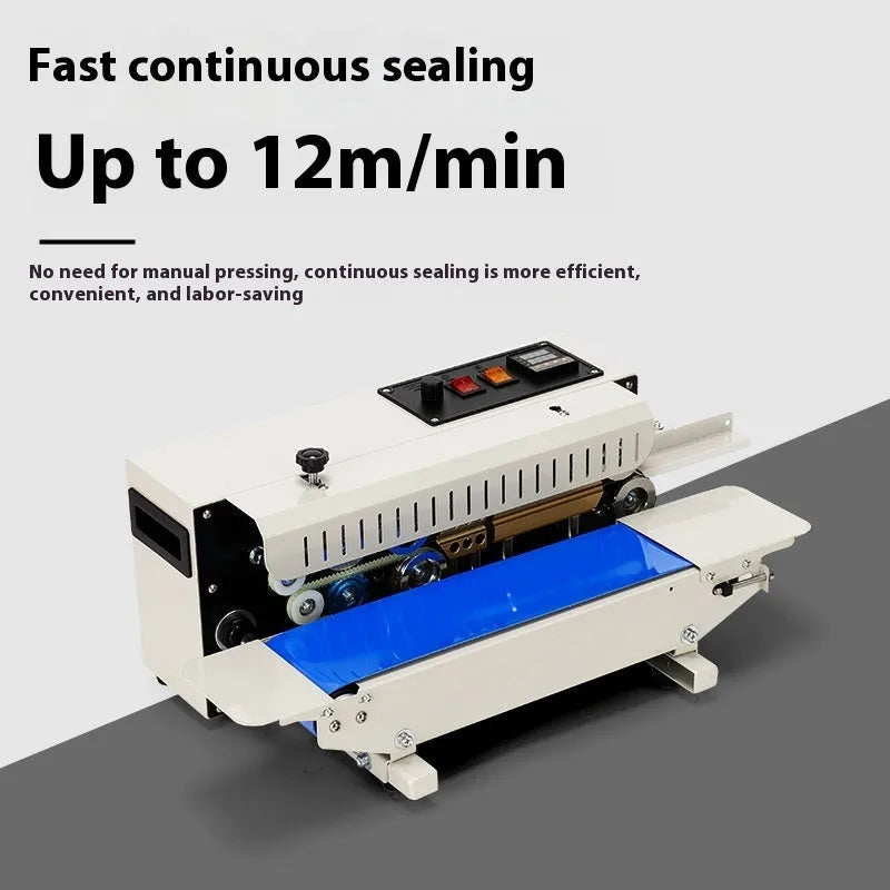 Handheld manual sealing machine with date printing function for plastic bag food packaging