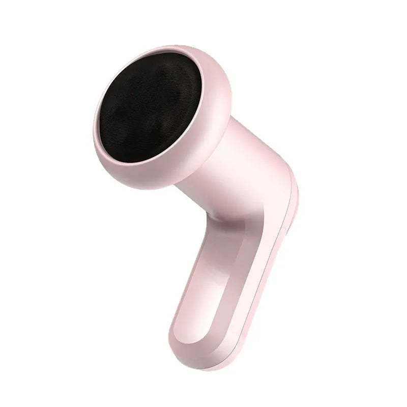 USB electric massager with heat function for back and neck pain in black, pink, or white colours