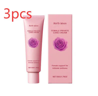 50g container of rose and peppermint moisturizing cream for body care