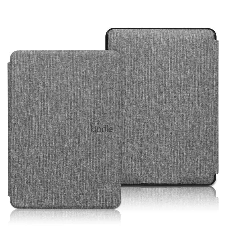 Linen leather texture magnetic closure hard case for Kindle Paperwhite in multiple colour options