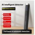 Signal Search anti spy camera detector in black or silver measuring 160mm by 88mm by 47mm