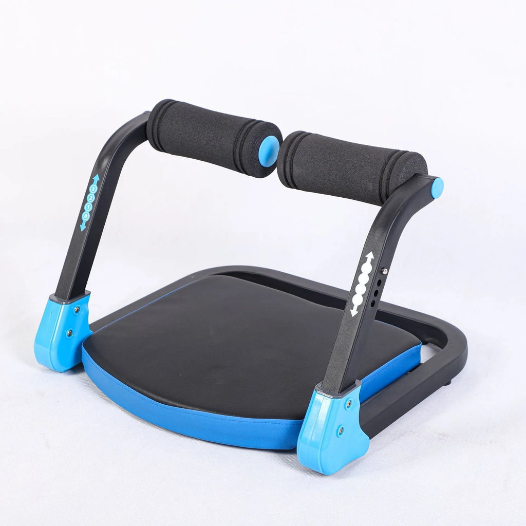 A red household mini multifunctional abdominal fitness device for core workouts.