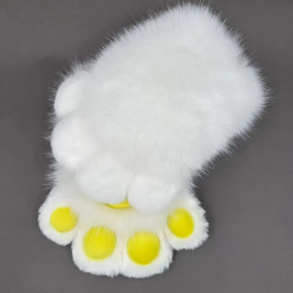 Animal claw cosplay gloves with colourful pads in free size for costume decoration