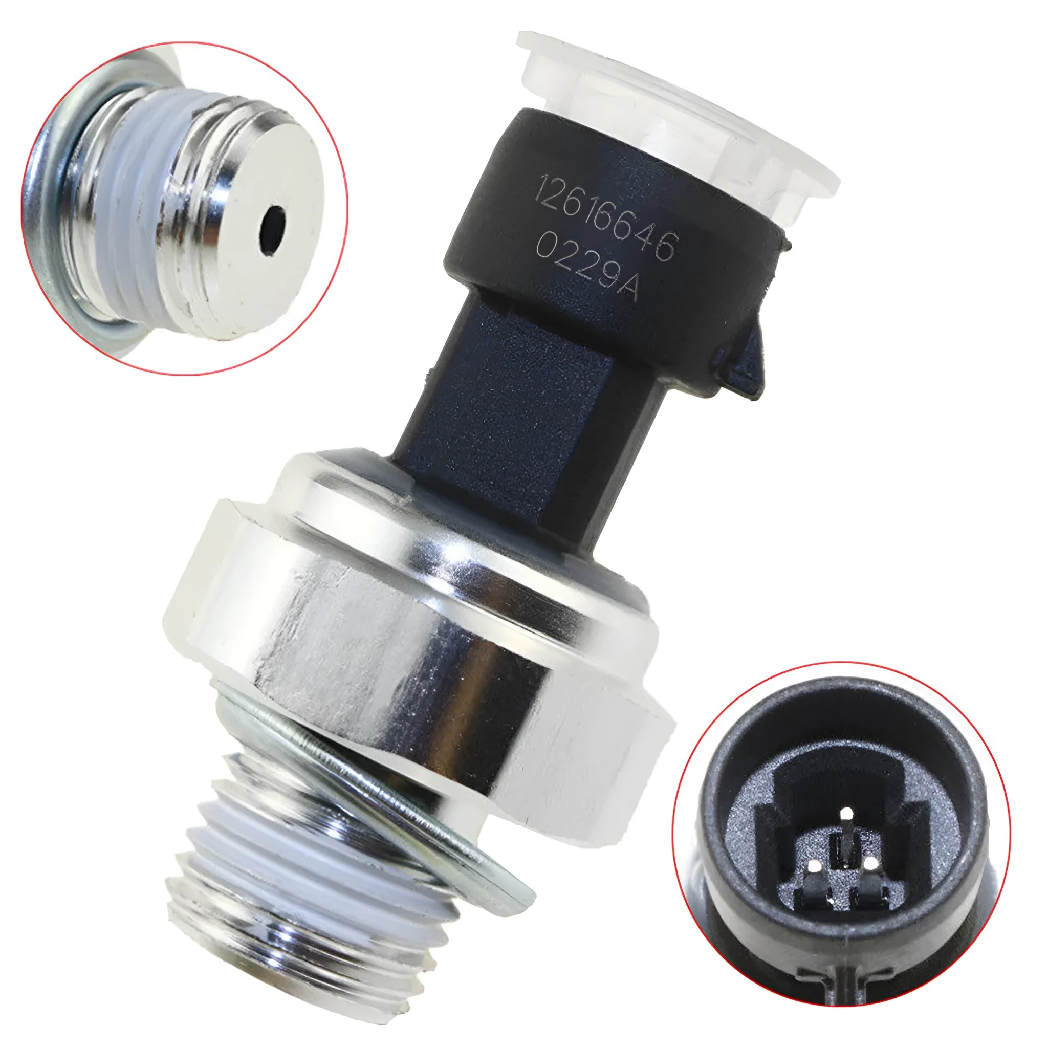 GM oil pressure sensor for Buick Chevrolet vehicles, part numbers 12573107 12562230