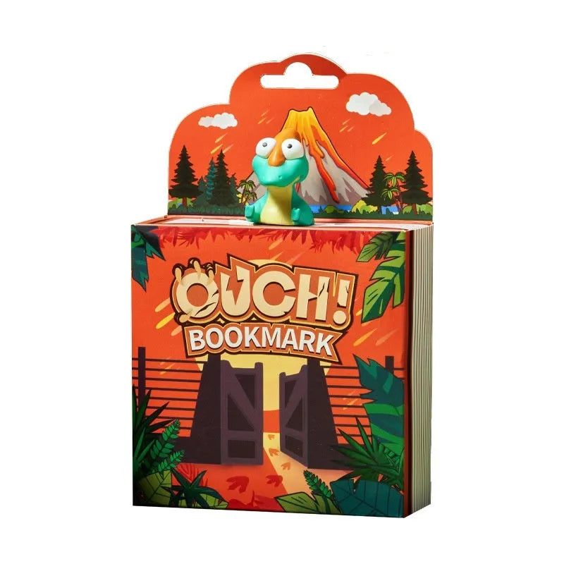 Dinosaur series cultural creative bookmark with animation-style Tyrannosaurus Rex design