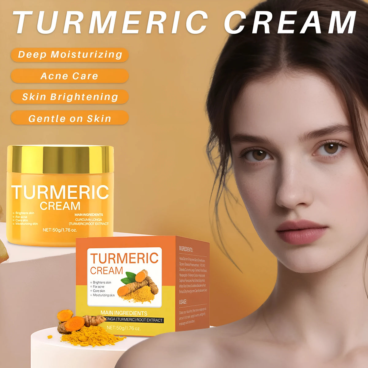 50g brightening moisturising cream in 53mm compact jar packaging