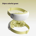 Bluetooth smart eye moisturising instrument for hot compress and massage in purplish grey