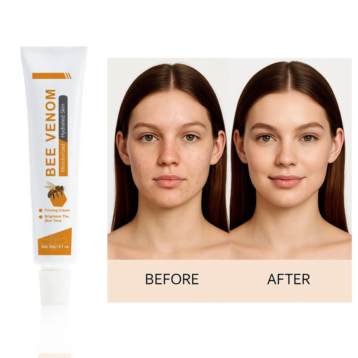 20g jar of BEE Facial Neck Cream for face and neck moisturising