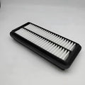 Modern car air filter replacement with dimensions 256mm by 113mm by 40mm, black filter element