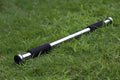 Adjustable steel pull-up bar extended to maximum 100cm width for door frame installation