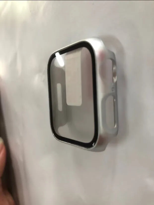 PC tempered film protective case for Apple Watch in various colours and sizes