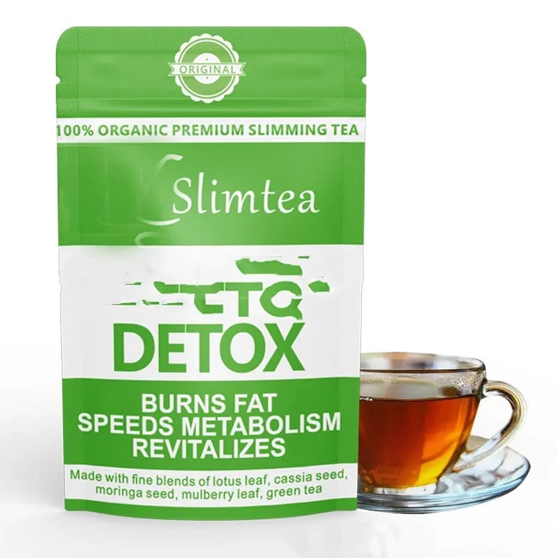 28 Day Slim Flat Tummy Tea collection with multiple herbal blends for women