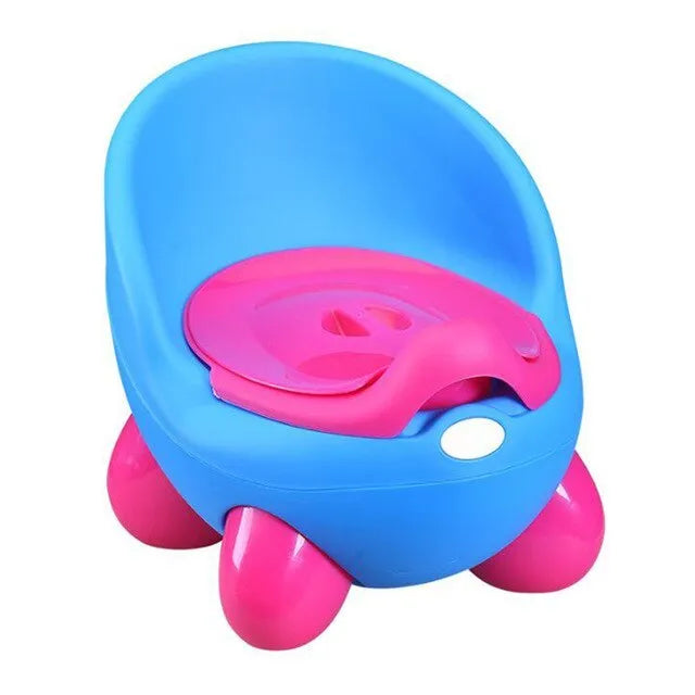 Dandan cartoon-themed baby toilet potty training seat for toddlers in assorted colours.