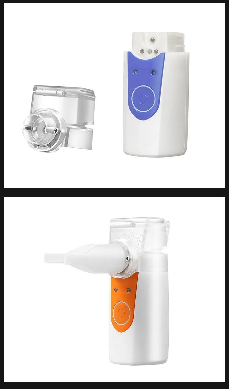 Columnar shaped USB handheld nebuliser spray machine for household drug atomisation