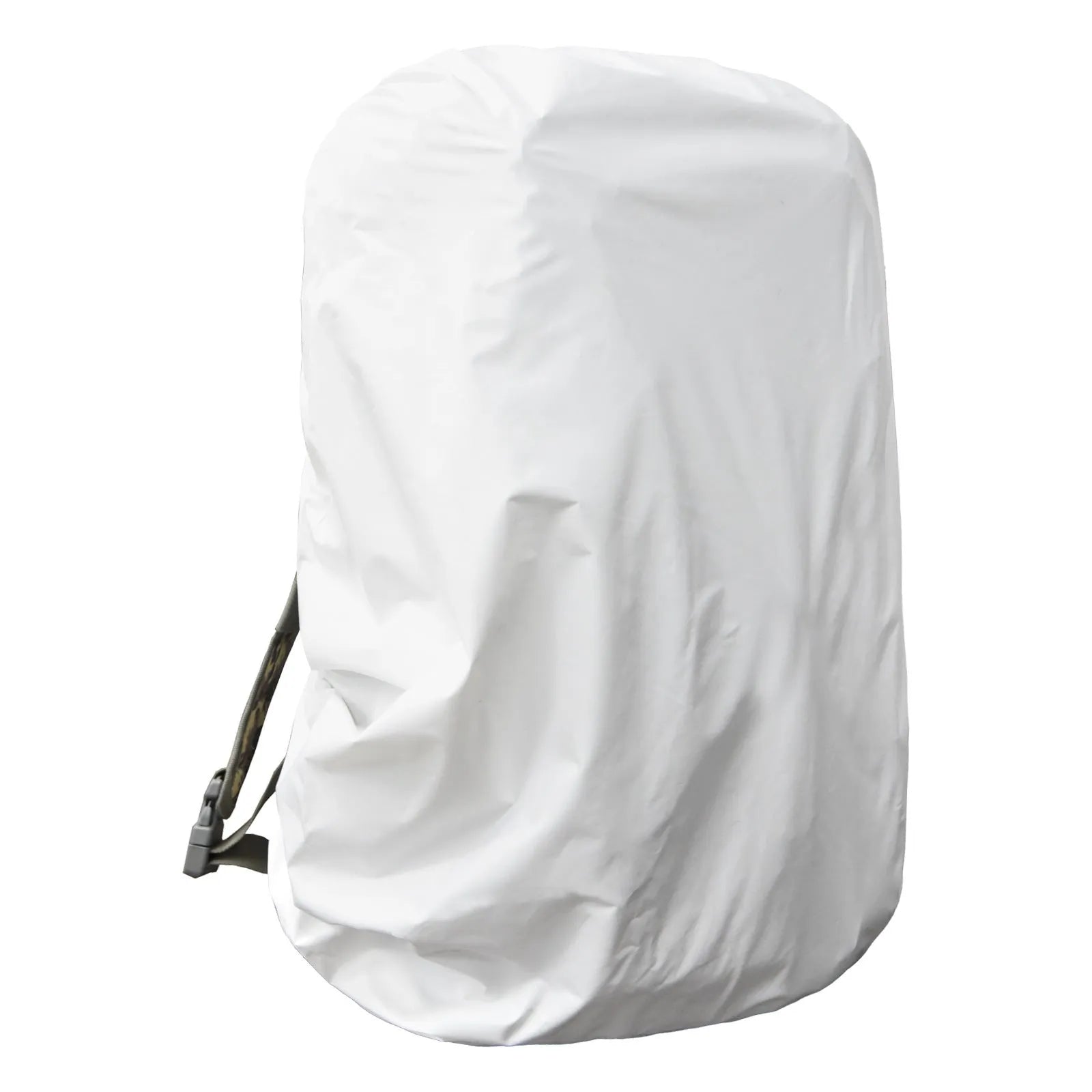 Army green PU material backpack rain cover for outdoor mountaineering and hiking.