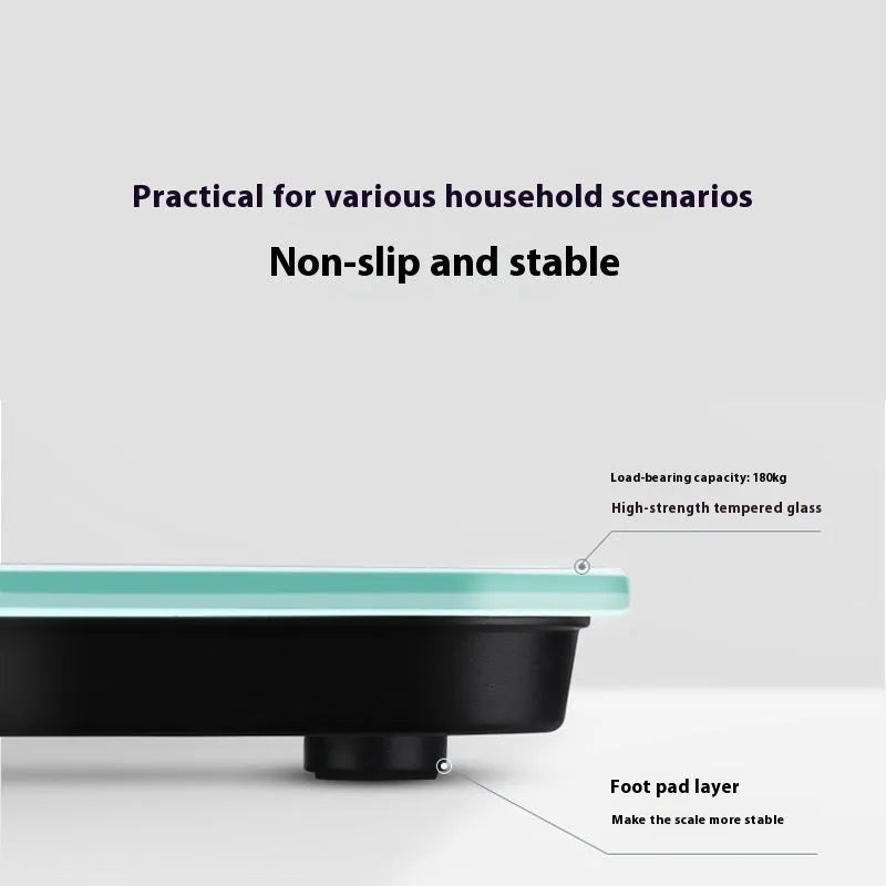 Digital bathroom weighing scale in various colours including Cross Ice Crystal White and Piano Black models