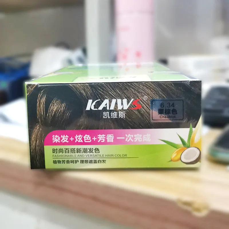 Plant Aromatic Soft Luster Mild Hair Colour Cream bottles in maroon, wine red, chestnut brown, and dark brown shades