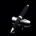 EVA metal cap mini ballpoint pen with 1.0mm bullet tip in multiple colours, 112mm length, 17g weight