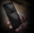 Tempered glass anti-spy screen protector for Apple iPhones with anti-reflective film