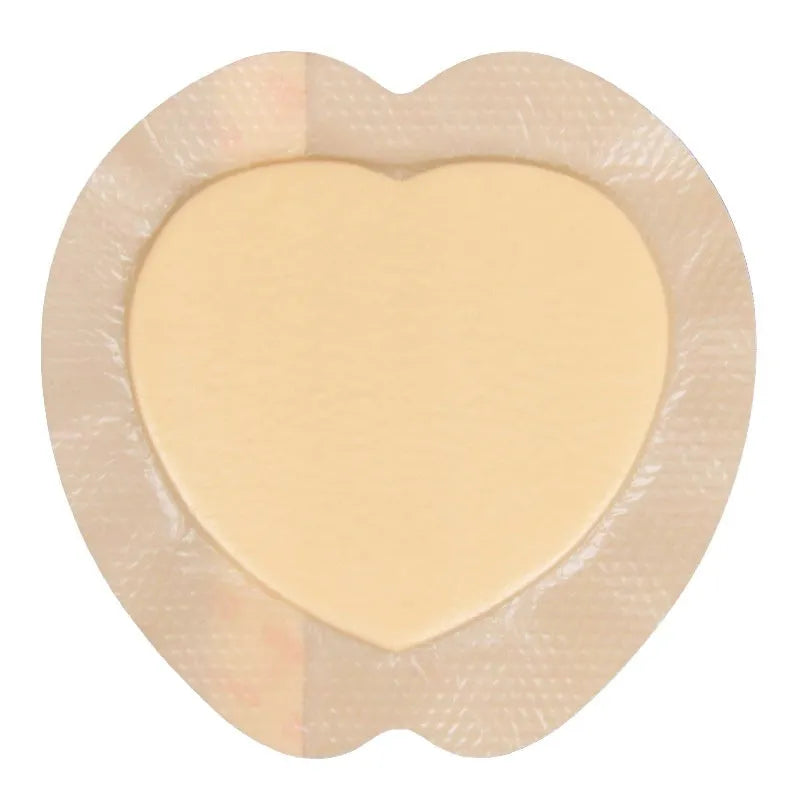 Skin-colour silicone gel foam bedsore dressing sticker for pressure relief