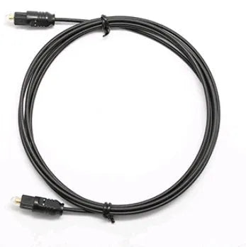 Black OD2.2 digital audio optical fibre cable with PVC jacket and imported fibre core for home theatre
