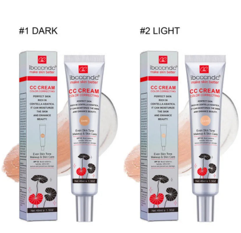 Erborian CC Cream colour correcting makeup tube with Centella Asiatica for waterproof coverage