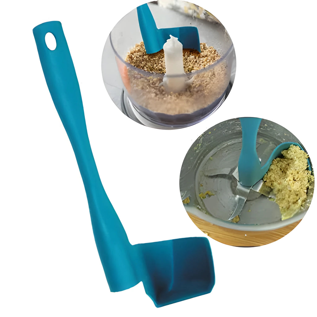 Rotary Thermomix scraper for TM6 TM5 TM31, food grade PP, 22.5cm, blue or black