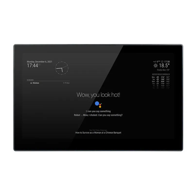 13.3-inch integrated computer voice assistant touch display panel with ABS casing