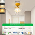 Cream coloured LED aisle light with Linglan flower pattern and modern simple design for corridor installation