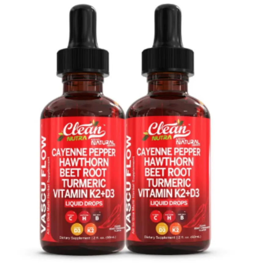 60ml bottle of Vitamin D3 K2 Hawthorn Fruit Supplement Liquid Drops with dropper.