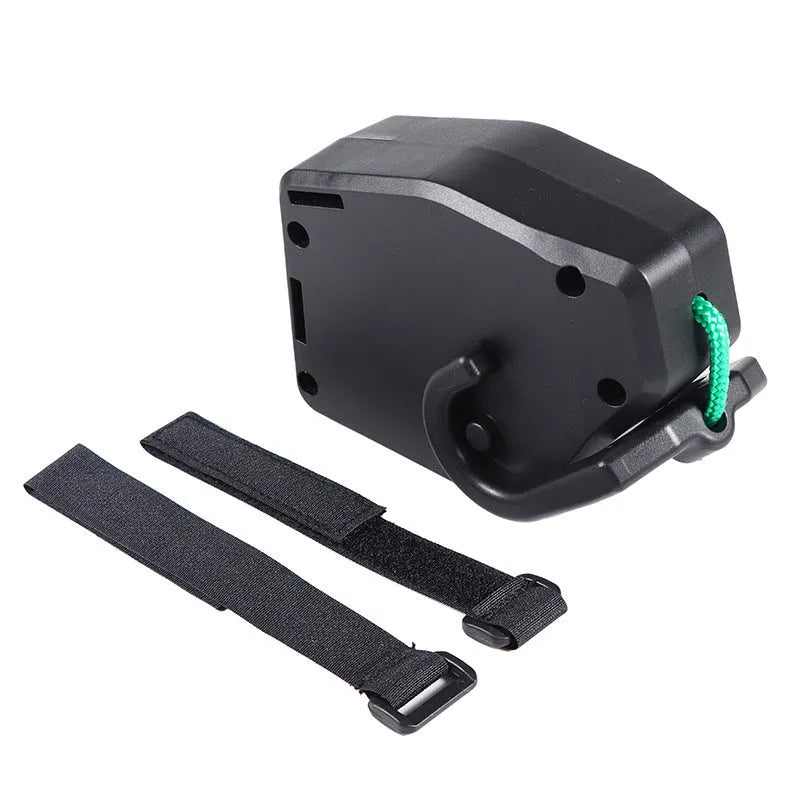 Black plastic and resin mountain bike trailer rope traction device for parent-child bicycle towing