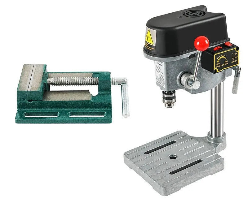 Bench drilling and milling machine with 220V power supply and included clamping pliers