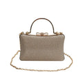 Small felt crossbody bag for women, horizontal square, 20cm wide, 13cm high, 7cm deep, single 112cm strap