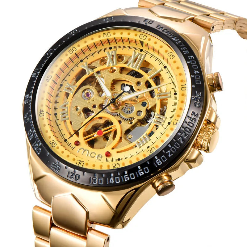 MCE men's explosion-proof automatic mechanical watch shown in one of four available colours