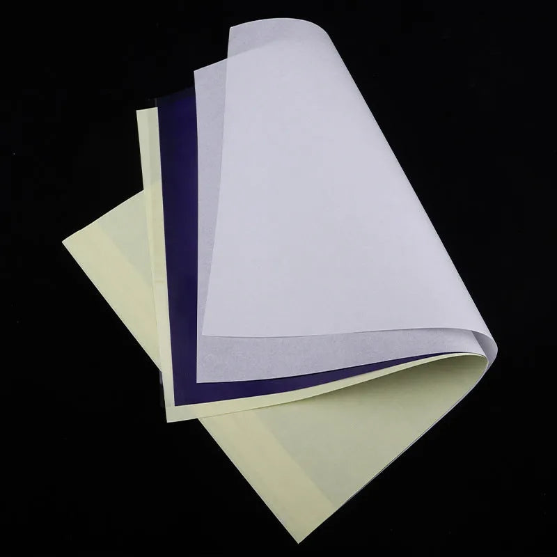 A4 tattoo transfer paper pack with transfer paste gel for stencil creation