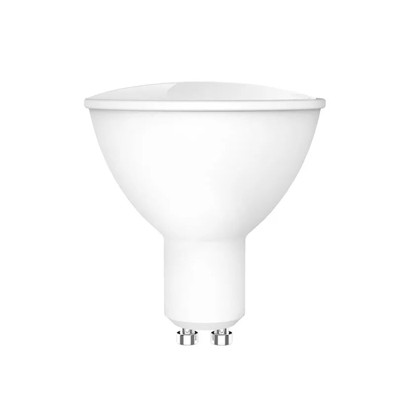 GU10 smart LED spotlight with RGBCCT colours and WiFi connectivity for voice control
