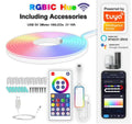 3-metre USB-powered RGB LED neon light strip with remote control for interior lighting