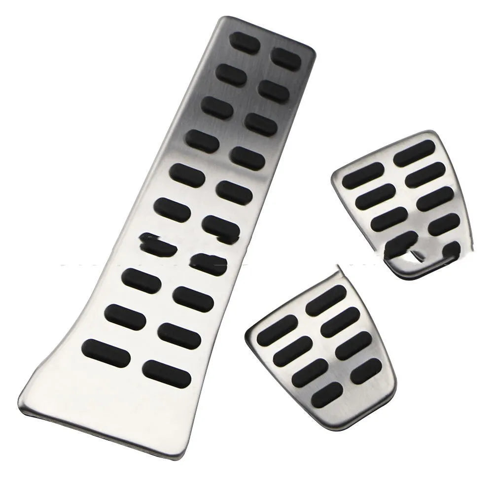 Stainless steel car accelerator pedal kit for Hyundai vehicles with automatic or manual transmission options