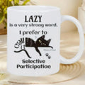 White 11oz ceramic mug for thermal transfer picture customisation