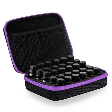 Essential oil storage bag with 30 compartments for 15ml bottles in EVA material