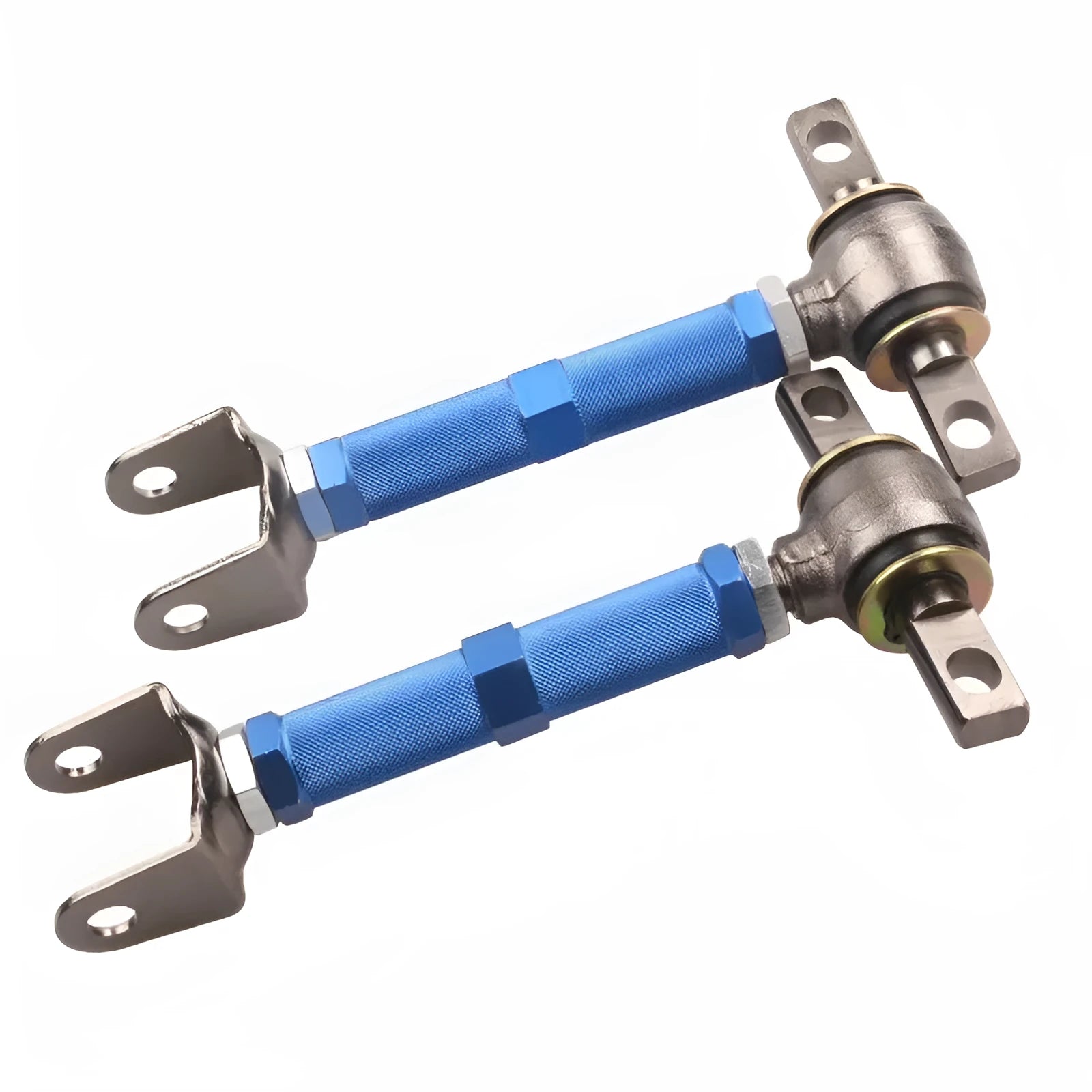 Blue aluminium alloy pull rod for Honda Civic EP3 rear wheel alignment adjustment