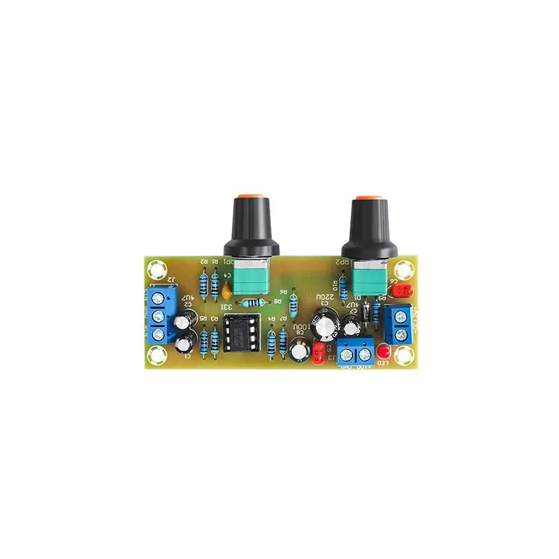 Single power supply 10-24V DC bass boost front stage circuit board for car audio systems