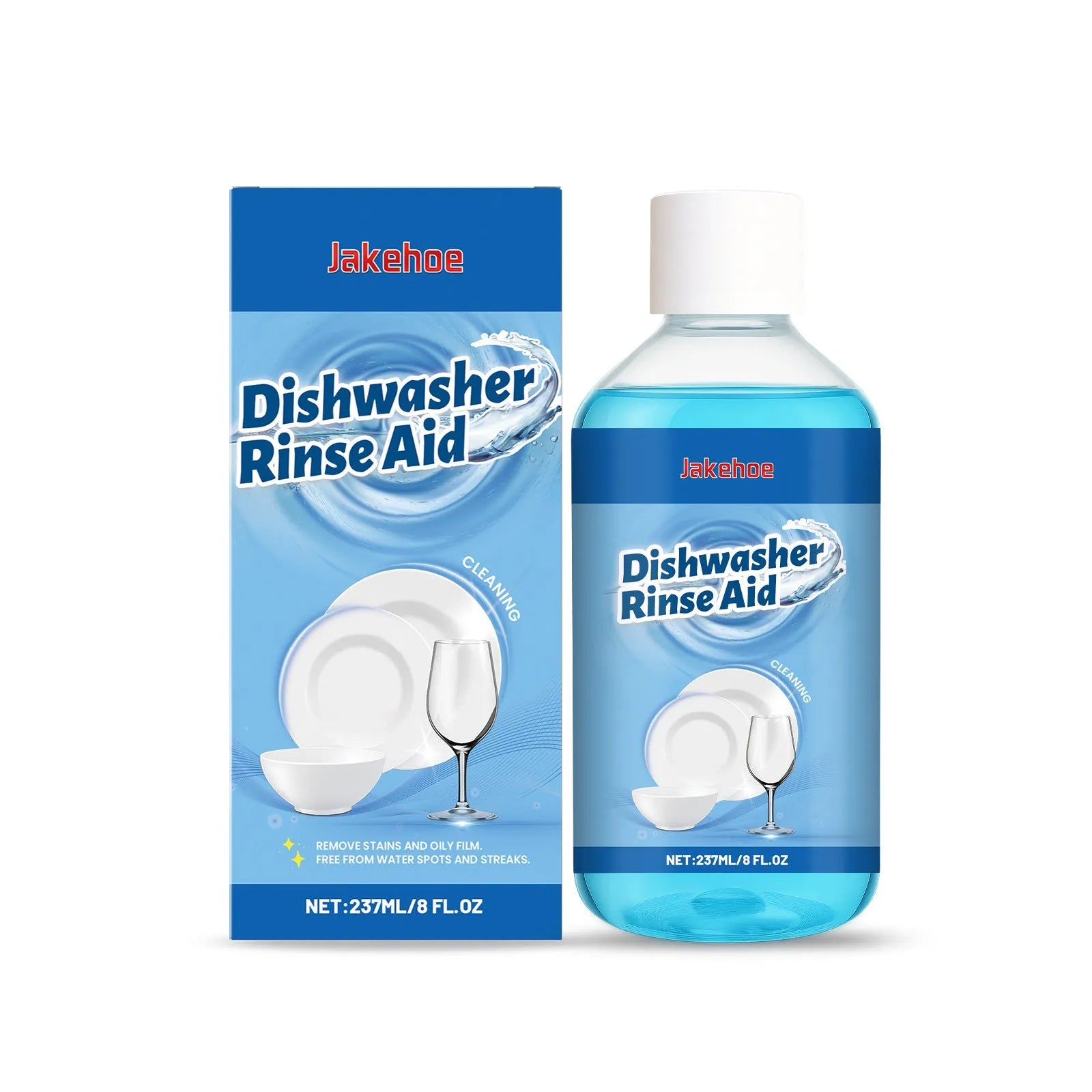 237ml bottle of dishwasher detergent aid cleaning lotion for removing oil and stains