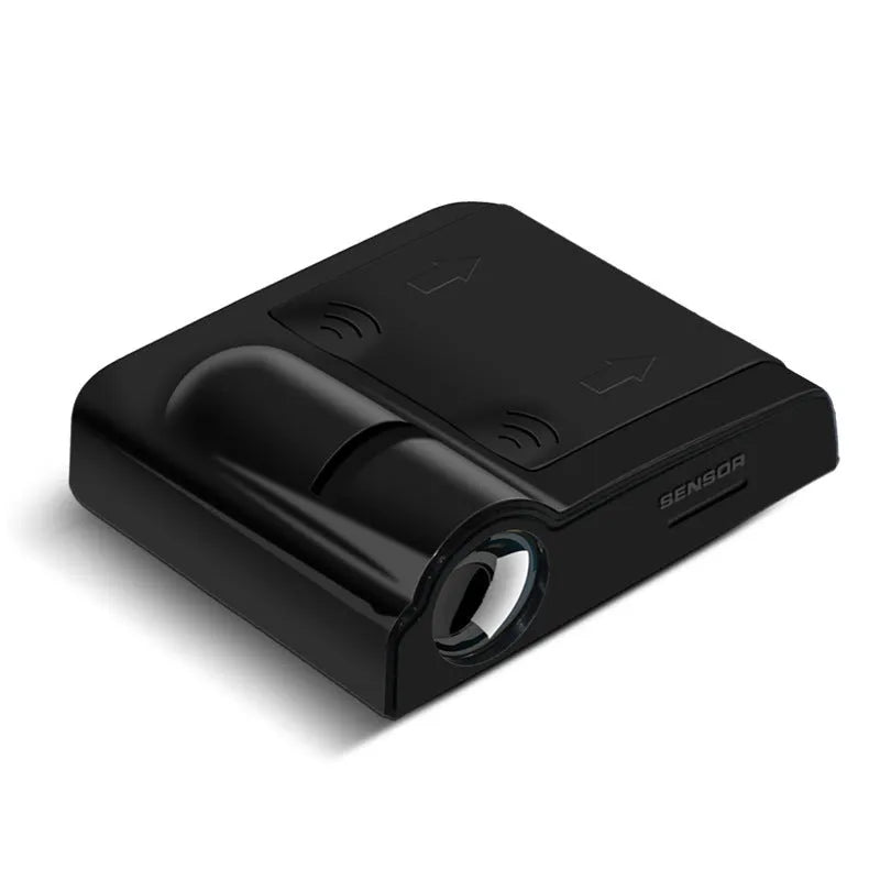 Car decorative projection radium lamp with ABS plastic construction in black or beige colour