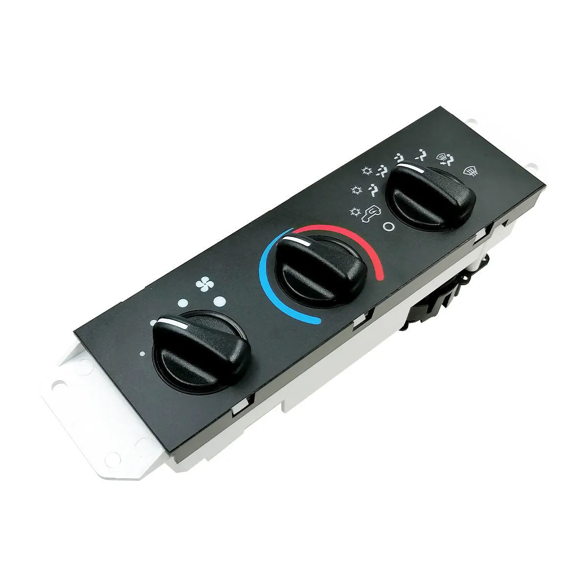 Black automotive air conditioning control panel for Jeep Wrangler 2005-2006 models with OE number 55056558AA